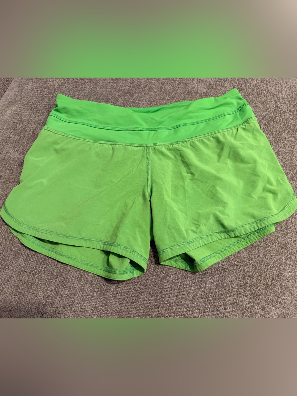 lululemon athletica Women's Lime Green Shorts